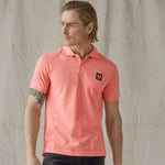Belstaff - Short Sleeved Polo Shirt in Shell Pink - Nigel Clare
