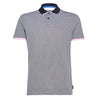 Ted Baker - CAFFINE Striped Polo Shirt in Navy - Nigel Clare