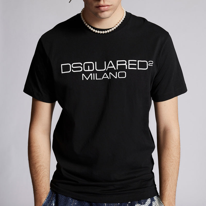 DSQUARED2 - Milano T-Shirt in Black - Nigel Clare