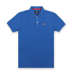 La Martina - Slim Fit SS Polo Shirt in Classic Blue - Nigel Clare