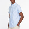Barbour - Oxford 3 Tailored Fit SS Shirt in Sky Blue - Nigel Clare