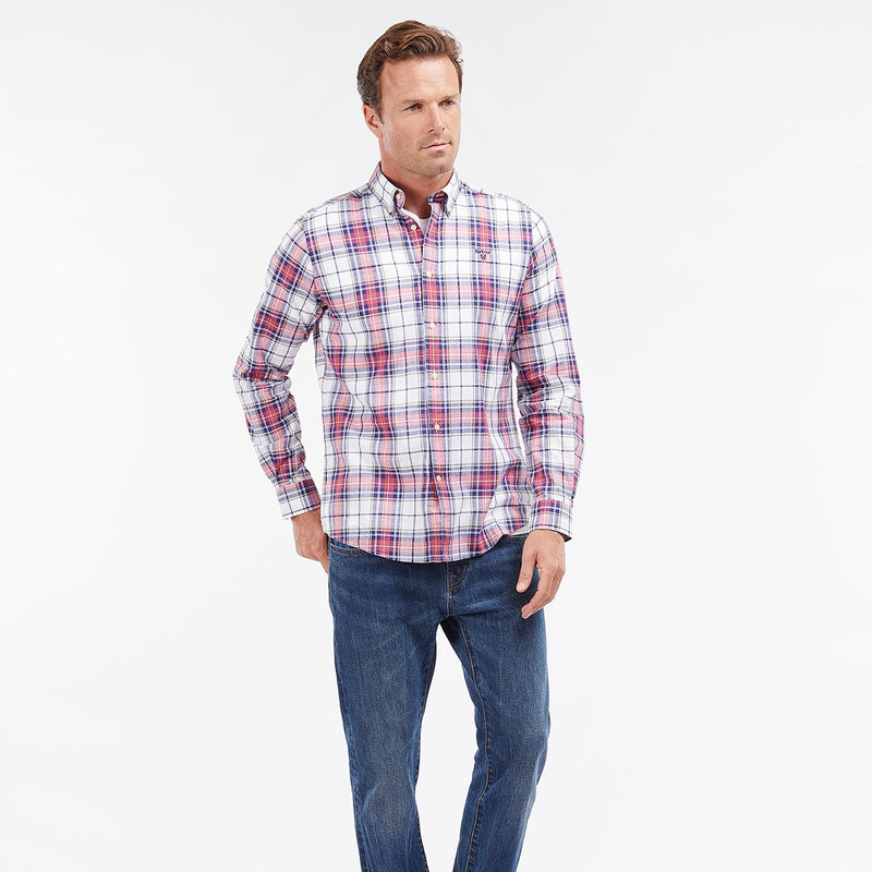 Barbour - Blakelow Tailored Fit Shirt in Whisper White - Nigel Clare