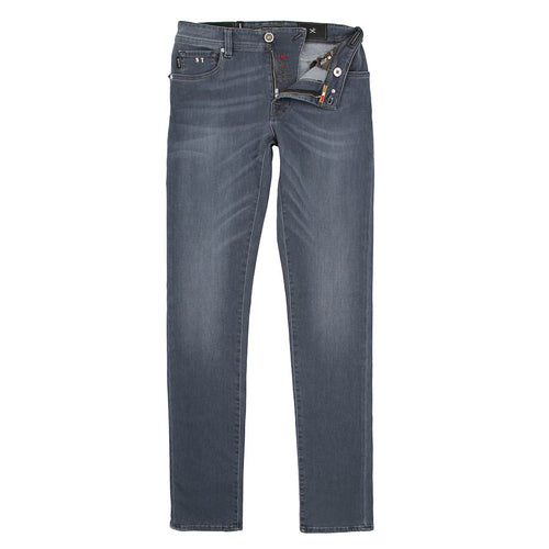 Tramarossa - Leonardo Slim SOI21 Jeans in Grey Wash - Nigel Clare