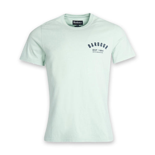Barbour - Preppy T-Shirt in Dusty Mint - Nigel Clare