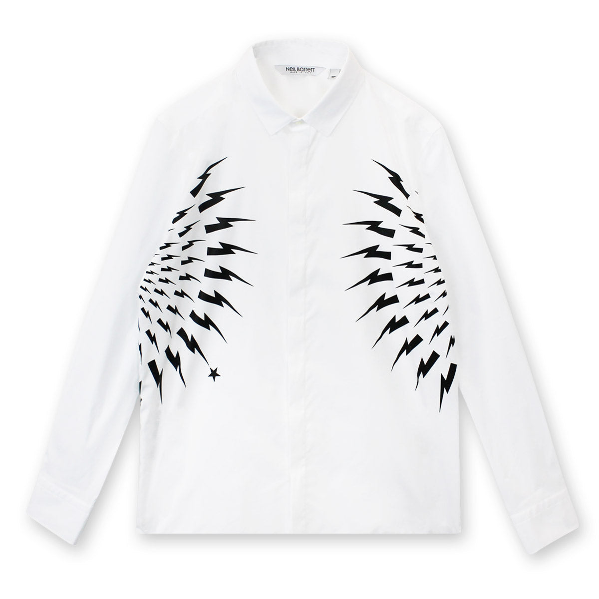 Neil Barrett シャツ Neil Barrett Blue Jumbled Bolt T-Shirt Neil Barrett