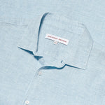 Orlebar Brown - Giles Linen Tailored Fit Shirt in Pale Blue - Nigel Clare
