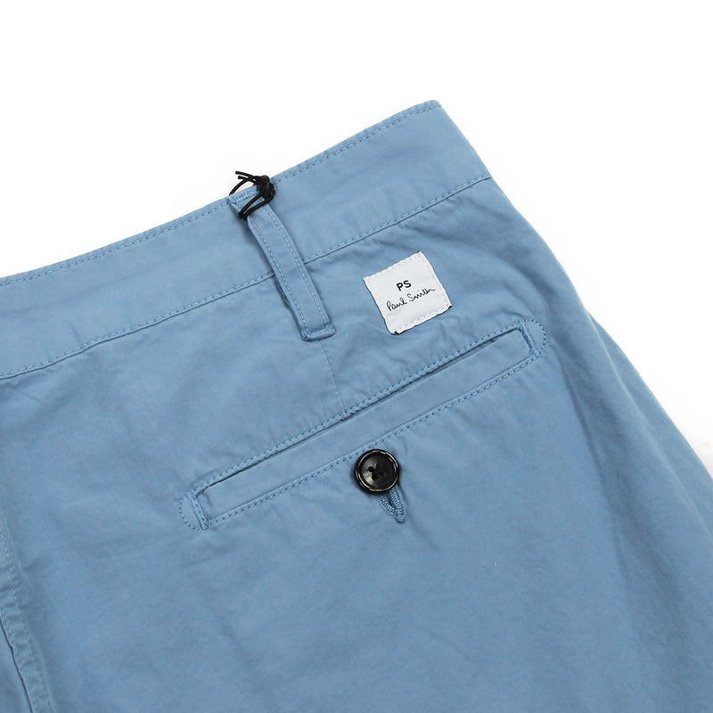 PS Paul Smith - Garment Dyed Chino Shorts in Airforce Blue - Nigel Clare