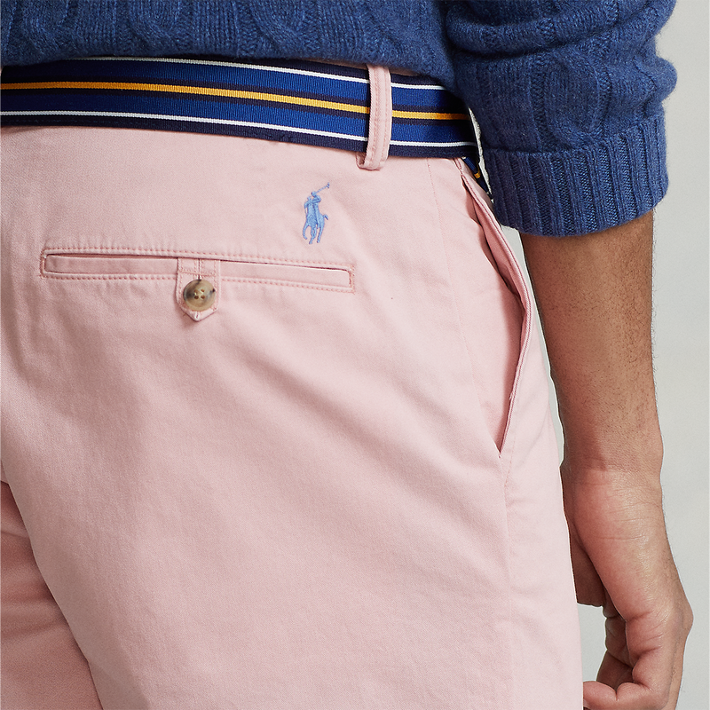 Polo Ralph Lauren - Stretch Straight Fit Chino Shorts in Pink - Nigel Clare