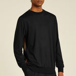 Paul Smith - 'Artist Stripe' Wool Sweatshirt in Black - Nigel Clare