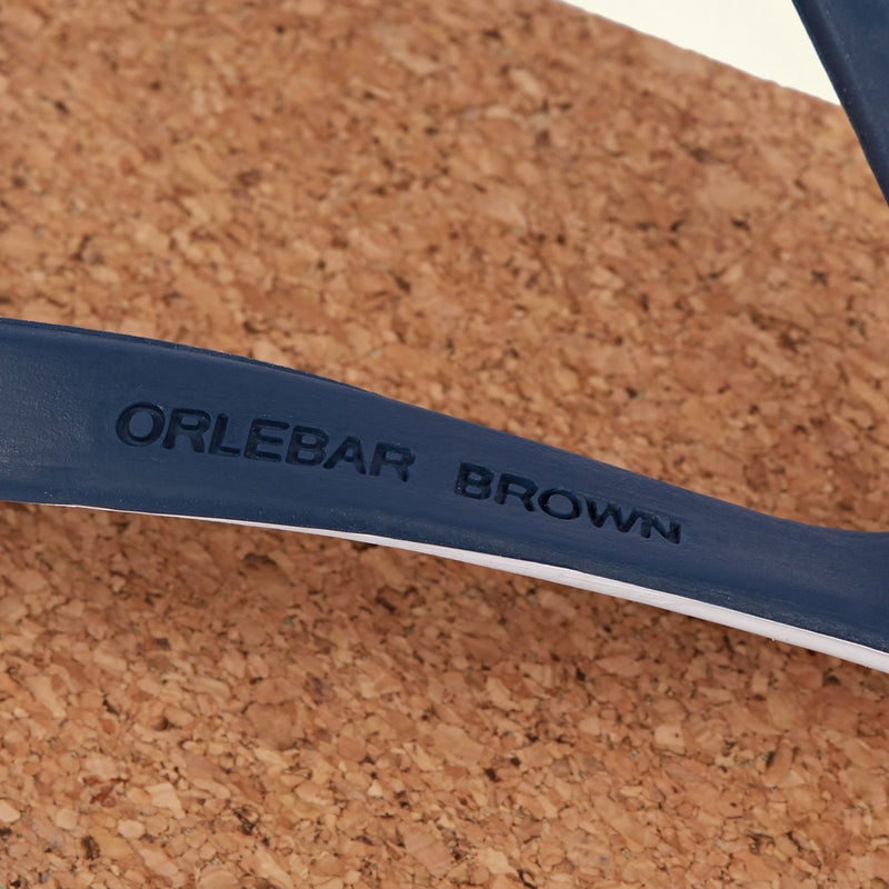 Orlebar Brown - Haston Cork Flip Flops in Blue Slate/Emerald - Nigel Clare