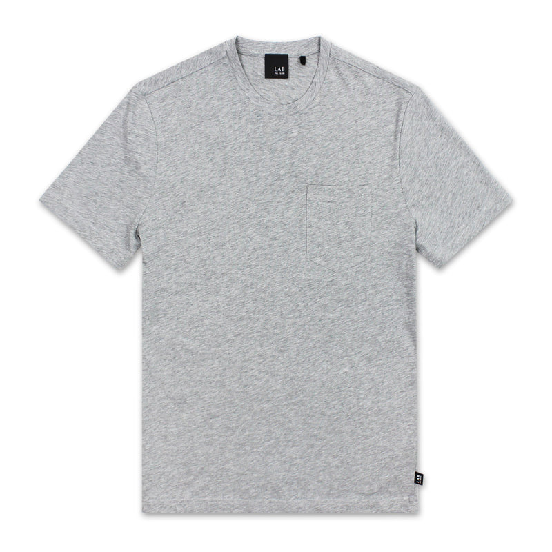 Pal Zileri - Chest Pocket T-Shirt in Grey - Nigel Clare