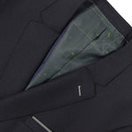 Remus Uomo - Slim Fit Microcheck Double Breasted Suit in Navy - Nigel Clare