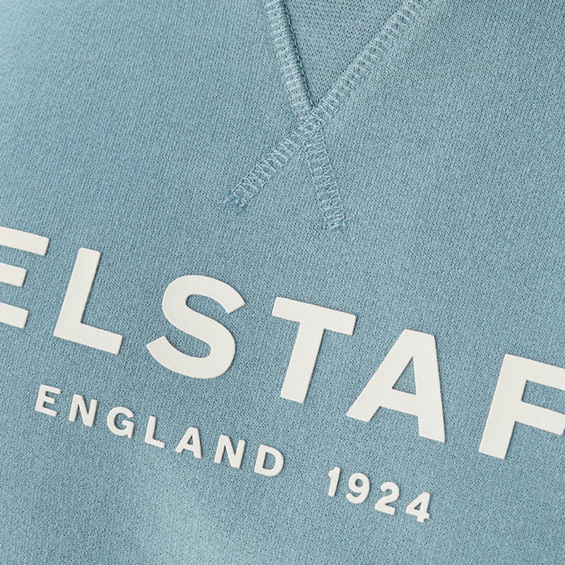 Belstaff - 1924 Logo Sweatshirt in Arctic Blue - Nigel Clare