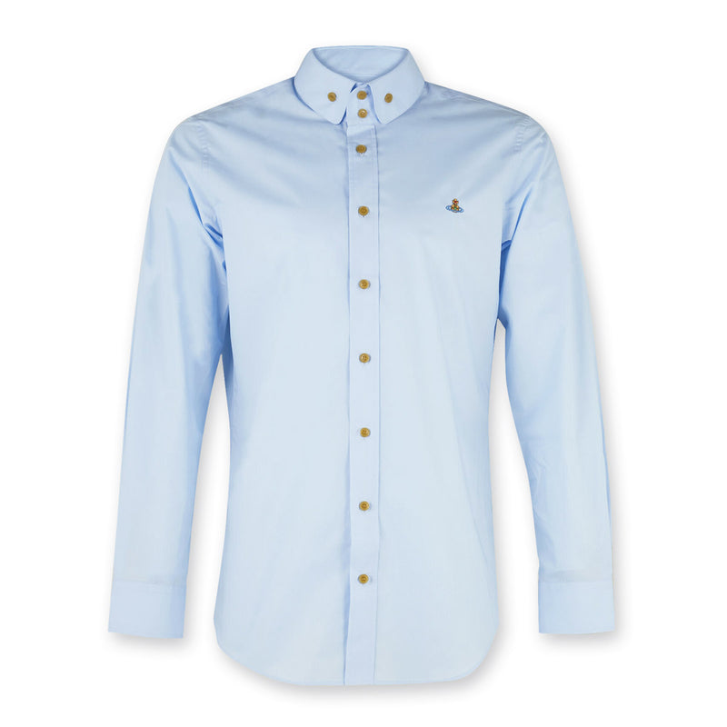 Vivienne Westwood - 2 Button Krall Shirt in Light Blue - Nigel Clare