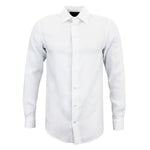 Emporio Armani - Linen Shirt in White - Nigel Clare