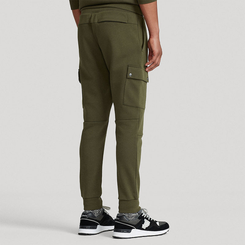 POLO RALPH LAUREN DOUBLE-KNIT JOGGER PANT, Military green Men's Casual  Pants