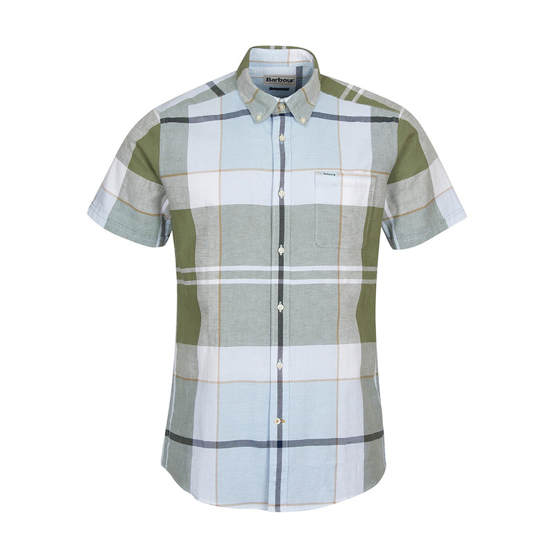 Barbour - Douglas SS TF Washed Shirt In Green - Nigel Clare