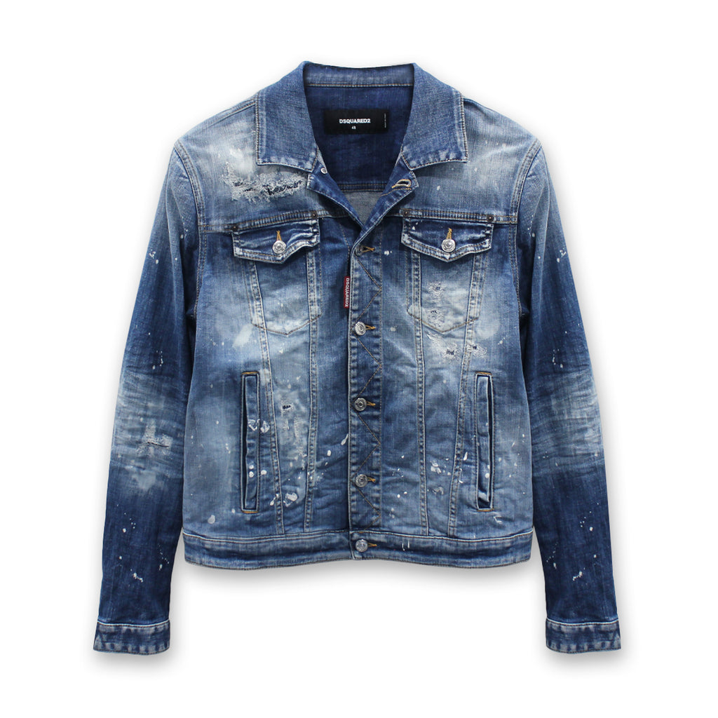 DSQUARED2 - Distress Dan Denim Jacket - Nigel Clare