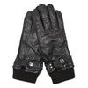 PS Paul Smith - Goatskin Ribbed Cuff Gloves in Dark Brown - Nigel Clare