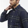 Barbour - Carter Tailored Fit Shirt in Navy - Nigel Clare