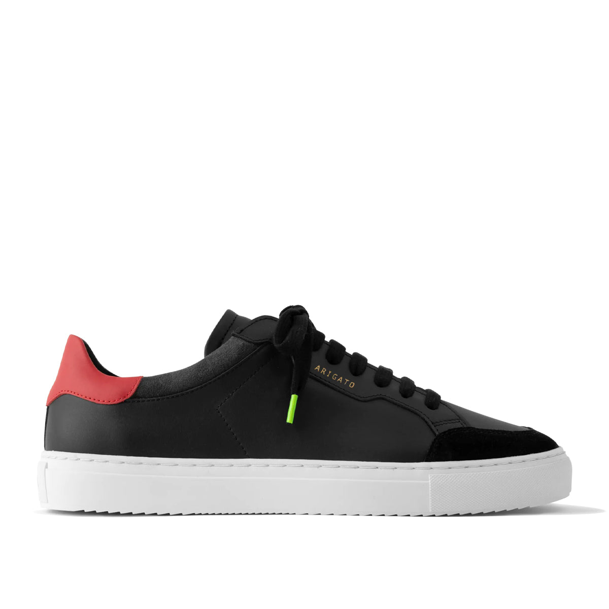 Axel Arigato Clean 180 Sneakers in Black/Red Nigel Clare