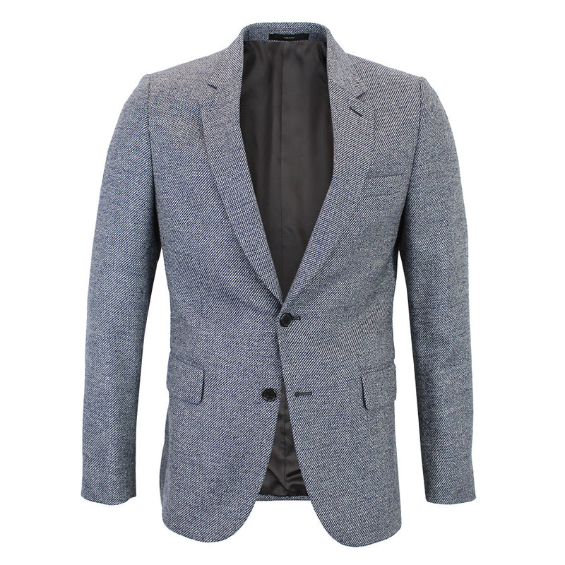 Paul Smith - Soho Tailored Fit Navy Mix Tweed Blazer - Nigel Clare