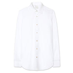 Paul Smith - Tailored Fit 'Artist Stripe' Cuff Shirt in White - Nigel Clare