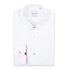 Paul Smith - Tailored Fit 'Artist Stripe' Cuff Shirt in White - Nigel Clare