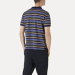 Vivienne Westwood - Striped Polo in Navy Green - Nigel Clare