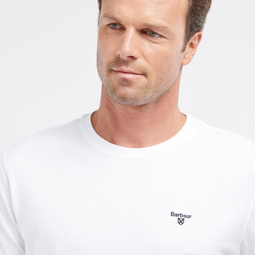 Barbour - Relaxed Sports T-Shirt in White - Nigel Clare