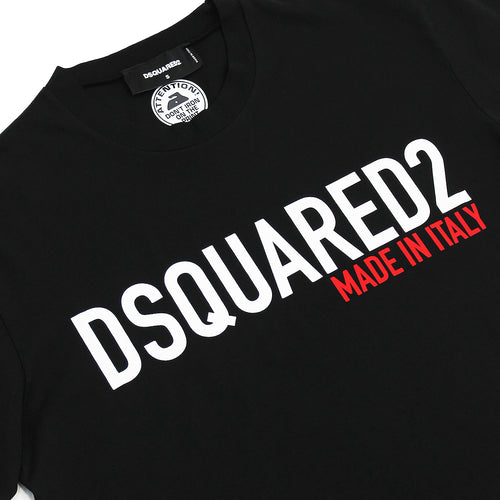 DSQUARED2 - Made In Italy T-Shirt in Black - Nigel Clare