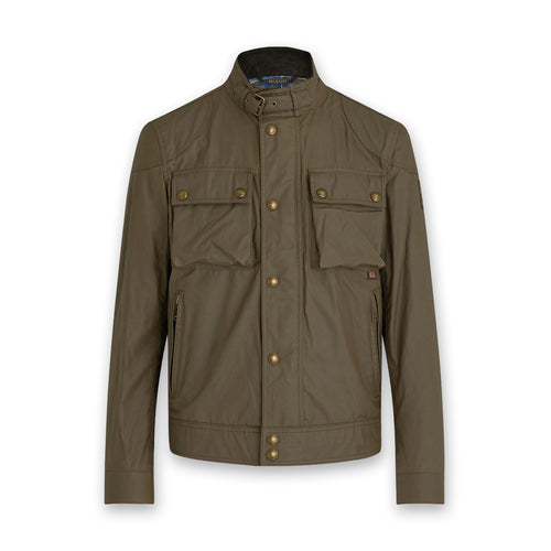 Belstaff - Racemaster Wax Jacket in Oil - Nigel Clare