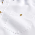 Ted Baker - YASAI SS Oxford Shirt in White - Nigel Clare