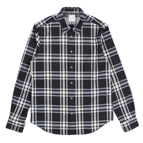 Paul Smith - Slim Fit Check Shirt in Dark Ink - Nigel Clare