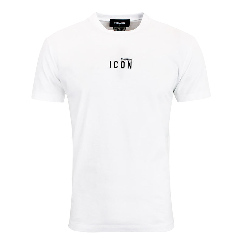 DSQUARED2 - Icon Mini Logo T-Shirt in White - Nigel Clare
