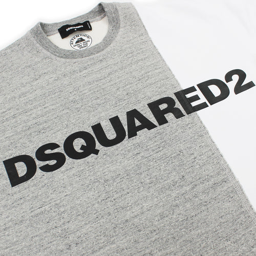 DSQUARED2 - Abstract Sweatshirt in Grey & White - Nigel Clare