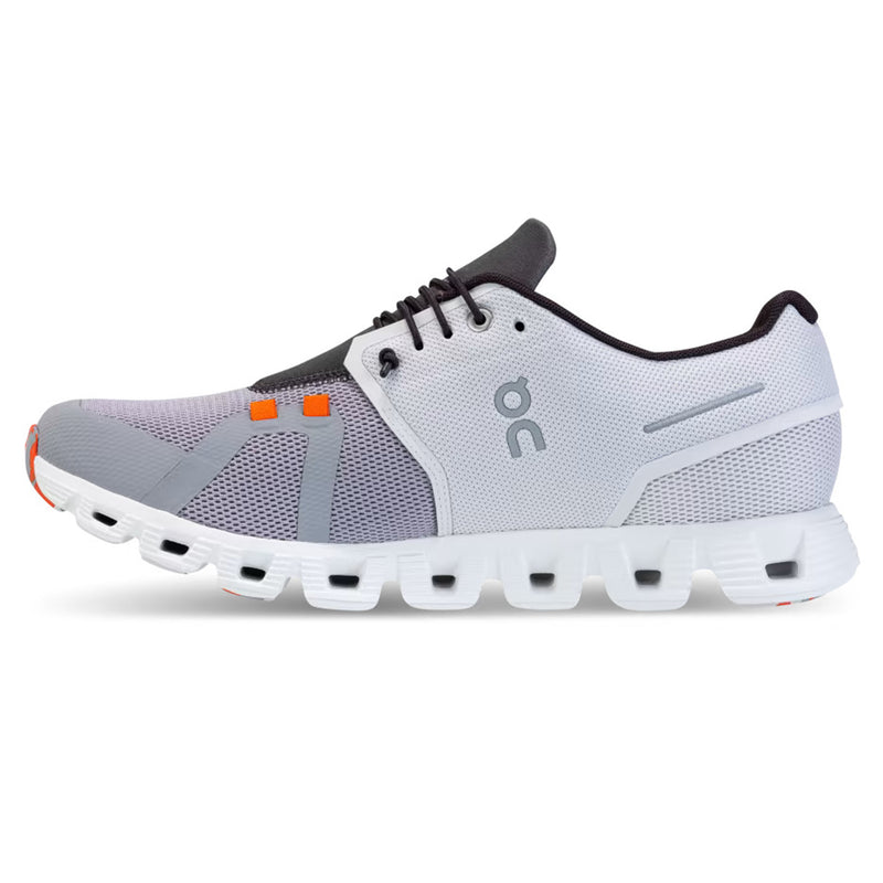 On Running - Cloud 5 Fuse Trainers in Frost/Alloy - Nigel Clare