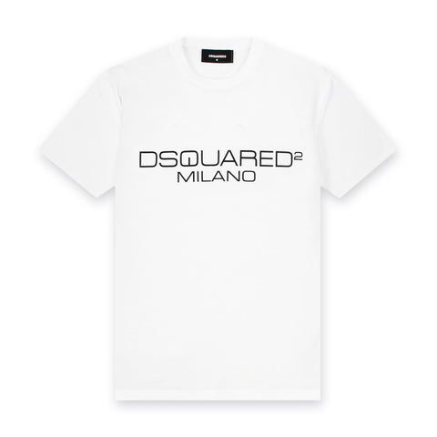 DSQUARED2 - Milano T-Shirt in White | Nigel Clare