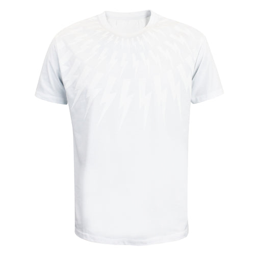 Neil Barrett - Lightning Bolt T-Shirt in White - Nigel Clare