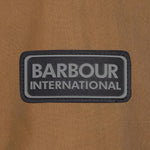 Barbour Intl - Accelerator Baffins Wax Jacket in Sand - Nigel Clare