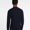Barbour - Essential Cable Knit Jumper In Navy - Nigel Clare