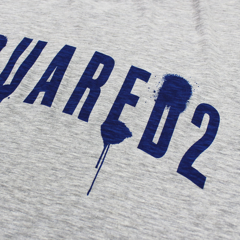 DSQUARED2 - Spray Logo T-Shirt in Grey - Nigel Clare