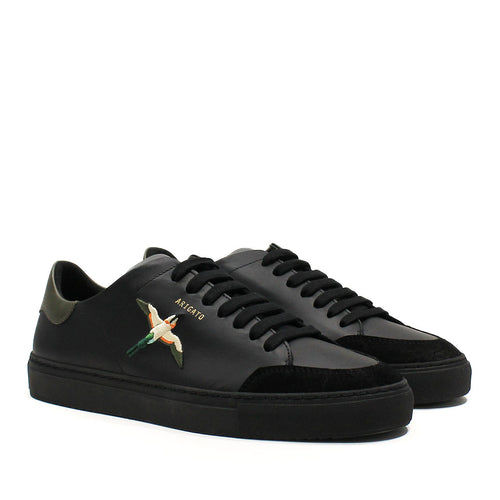 Axel Arigato - Clean 90 Bee Bird Trainers in Black/Army Green - Nigel Clare
