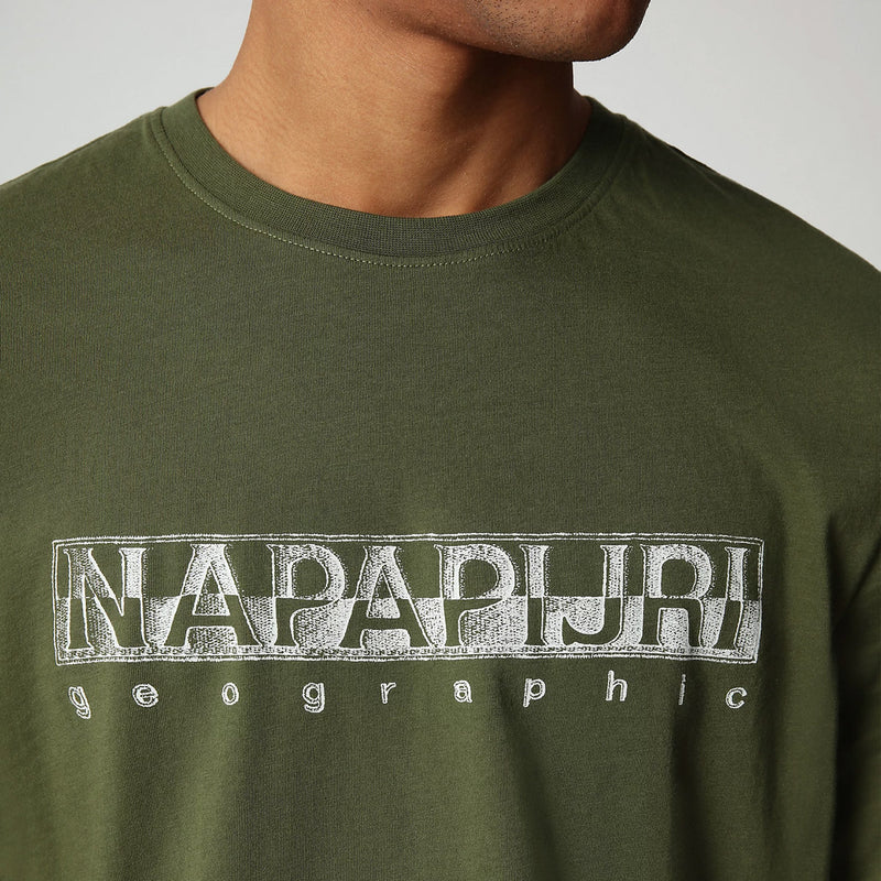 Napapijri - Sallar T-Shirt in Green - Nigel Clare