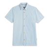 Ted Baker - RAMENN SS Striped Shirt in Blue - Nigel Clare
