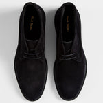 Paul Smith - Mendes Suede Boots in Black - Nigel Clare