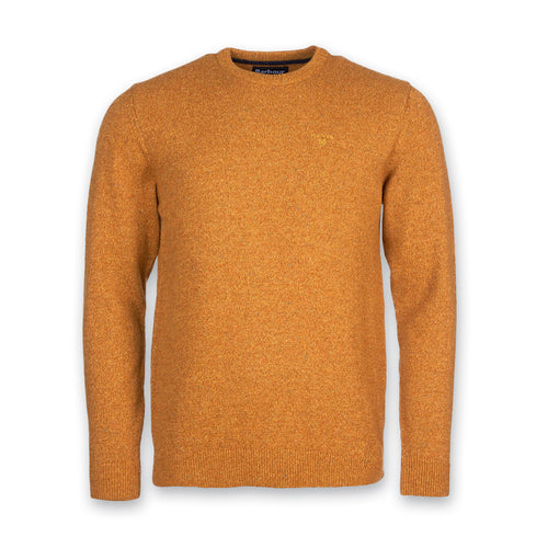 Barbour - Tisbury Crew Neck Knit Jumper in Copper - Nigel Clare