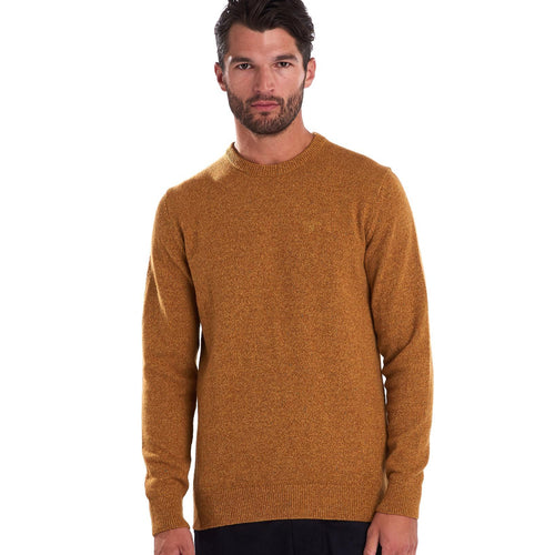 Barbour - Tisbury Crew Neck Knit Jumper in Copper - Nigel Clare