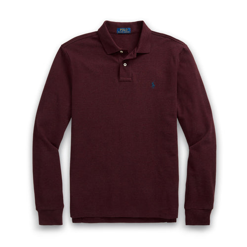 Polo Ralph Lauren - Long Sleeve Polo Shirt in Burgundy - Nigel Clare