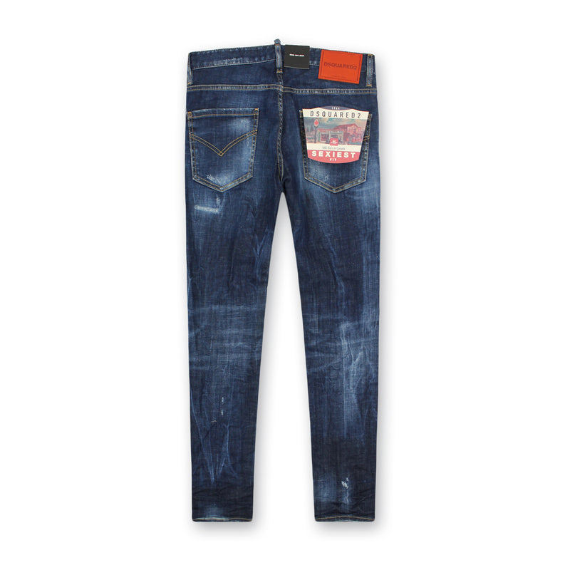 DSQUARED2 - Cool Guy Jeans in Distressed Blue - Nigel Clare